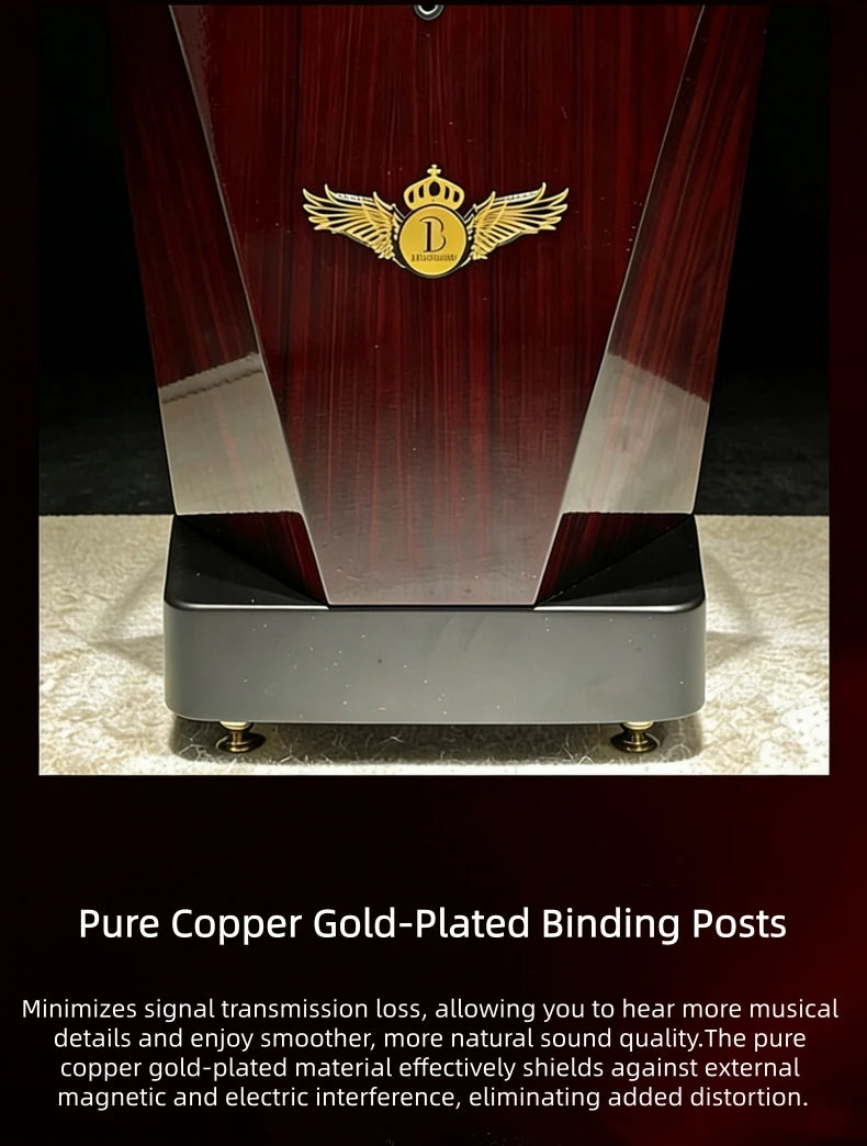BL-8 Diamond 8 Flagship Hi-Fi Floor Standing Speakers, Audiophile High-End Passive Tower System for Home Audio