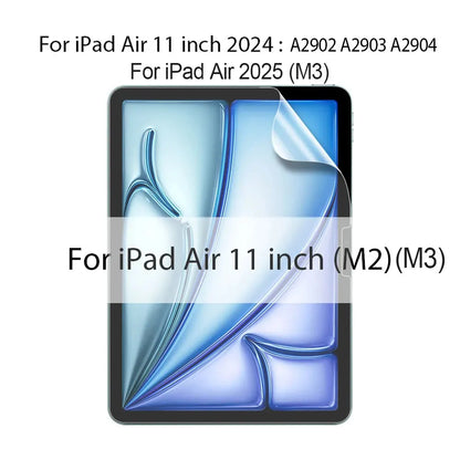 2PCS Matte Like Paper Film Screen Protector for IPad A16 11th Pro 13 12.9 11 2025 M5 M4 Air 4 5 3 10th 9th 8th 7 Mini 6 7 Screen