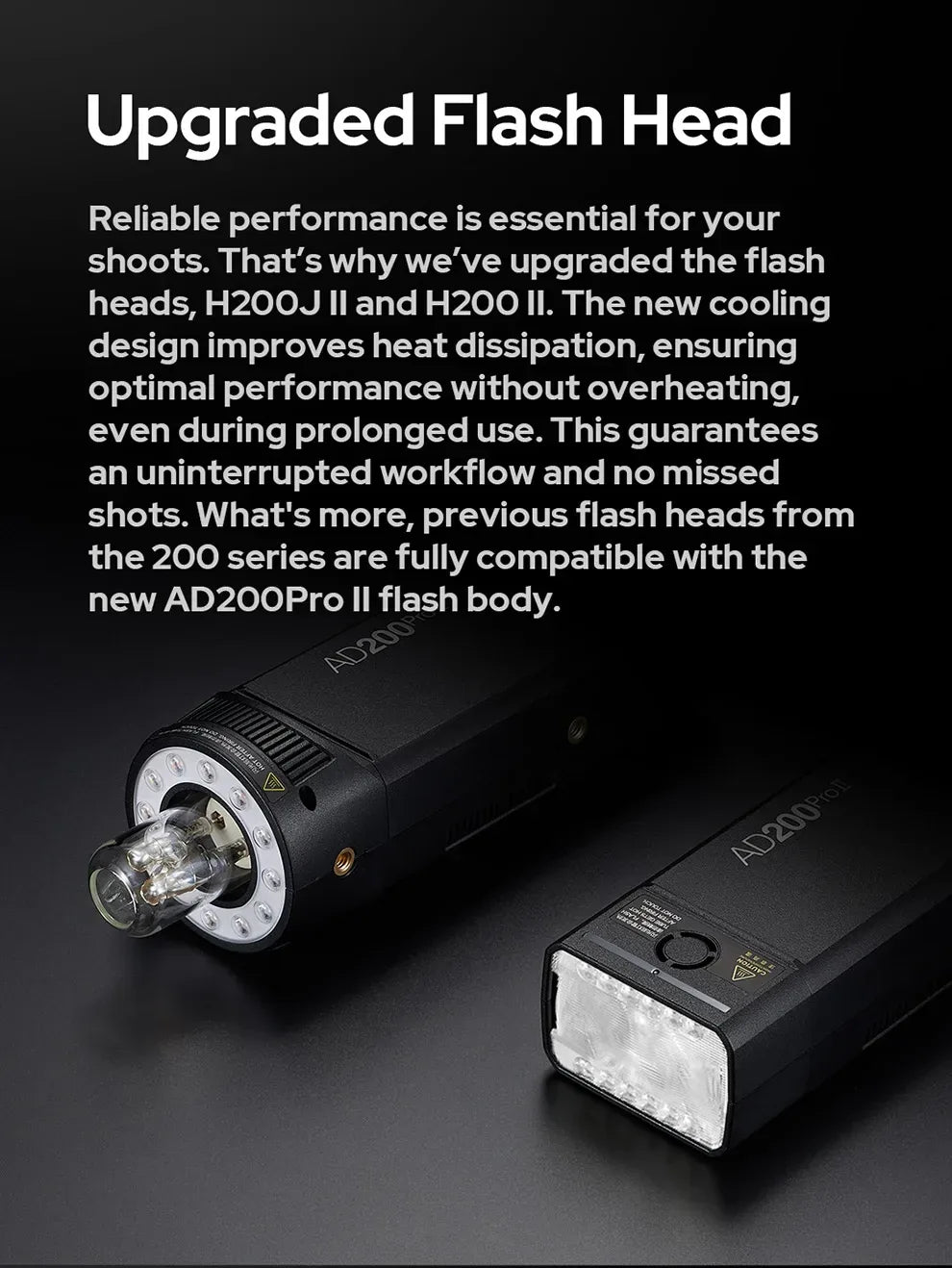 Godox AD200PRO II 200W Out-door Pocket Flash AD200PROII TTL HSS Speedlite Bi-color Modeling Lamp With X2T/X3/X3PRO/XPRO/XPROII