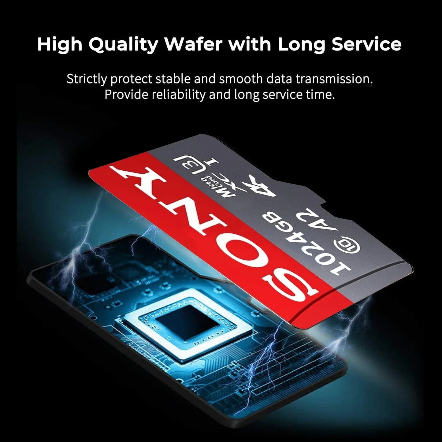 SONY SD Memory Card Extreme Micro TF SD Card 128GB 256GB 1TB 512GB A2 U3 V60 Flash Cards For Xiaomi Phone PC Camera