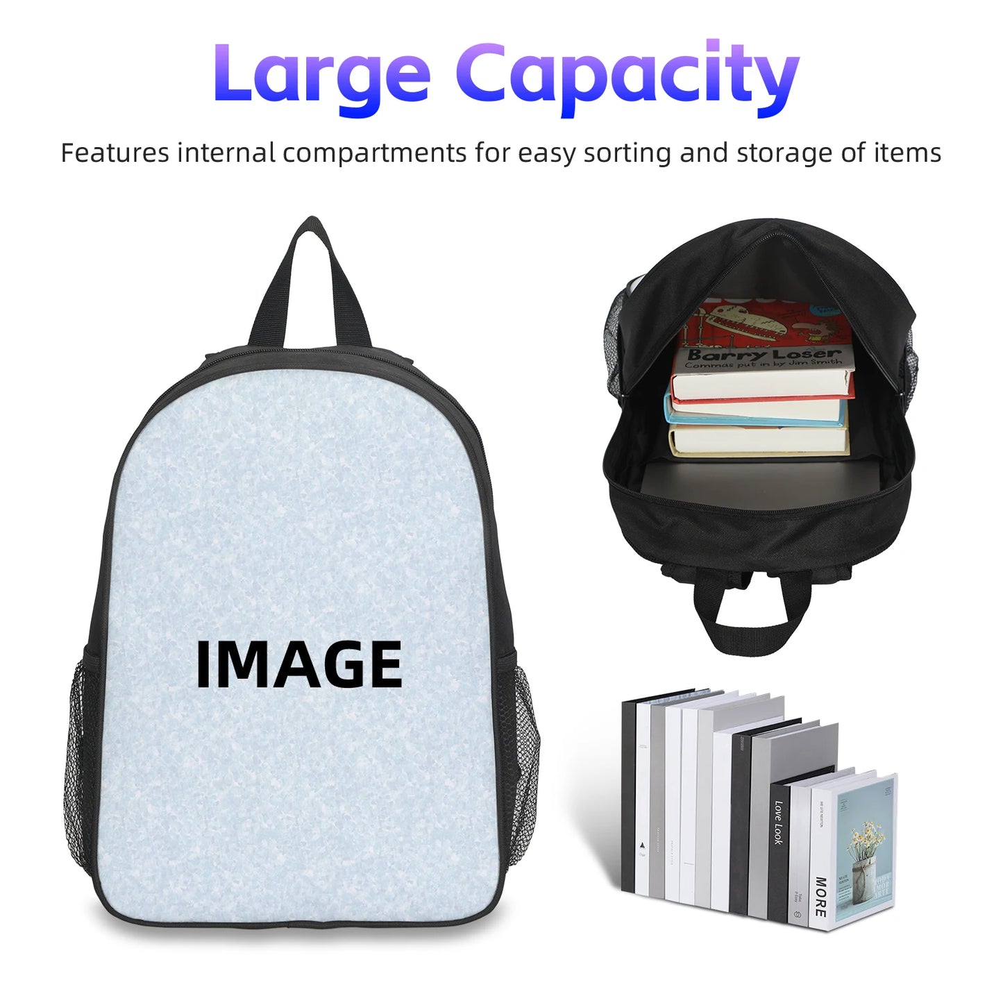 Monster Jam Truck Children's Backpack Primary School Backpack Kindergarten Backpack Male and Female Students