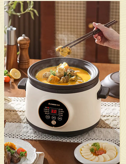 Electric slow cooker for baby food, ceramic household fully automatic stew pot, soup pot, electric slow cooker, porridge cooker