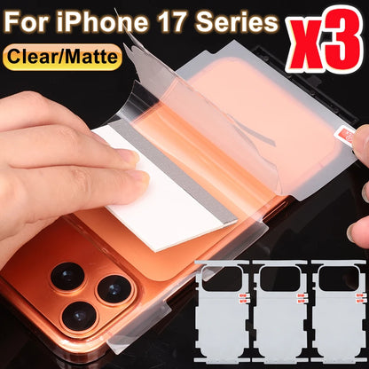 For iPhone 17 Pro Max Air 17Pro 17PM 17Air HD Side Frame Back Full Coverage Protective Film For iPhone17 Border Hydrogel Film