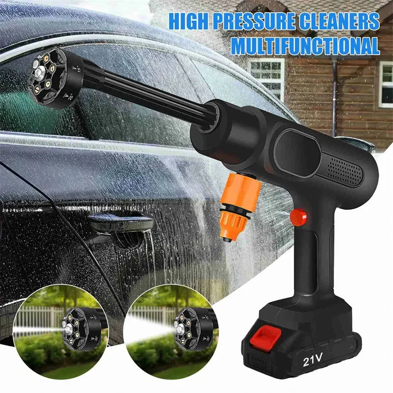 95Bar Cordless Electric High Pressure Washer 800W 6-IN-1 Car Washing Garden Water Gun for Makita 21V Battery Spray Gun