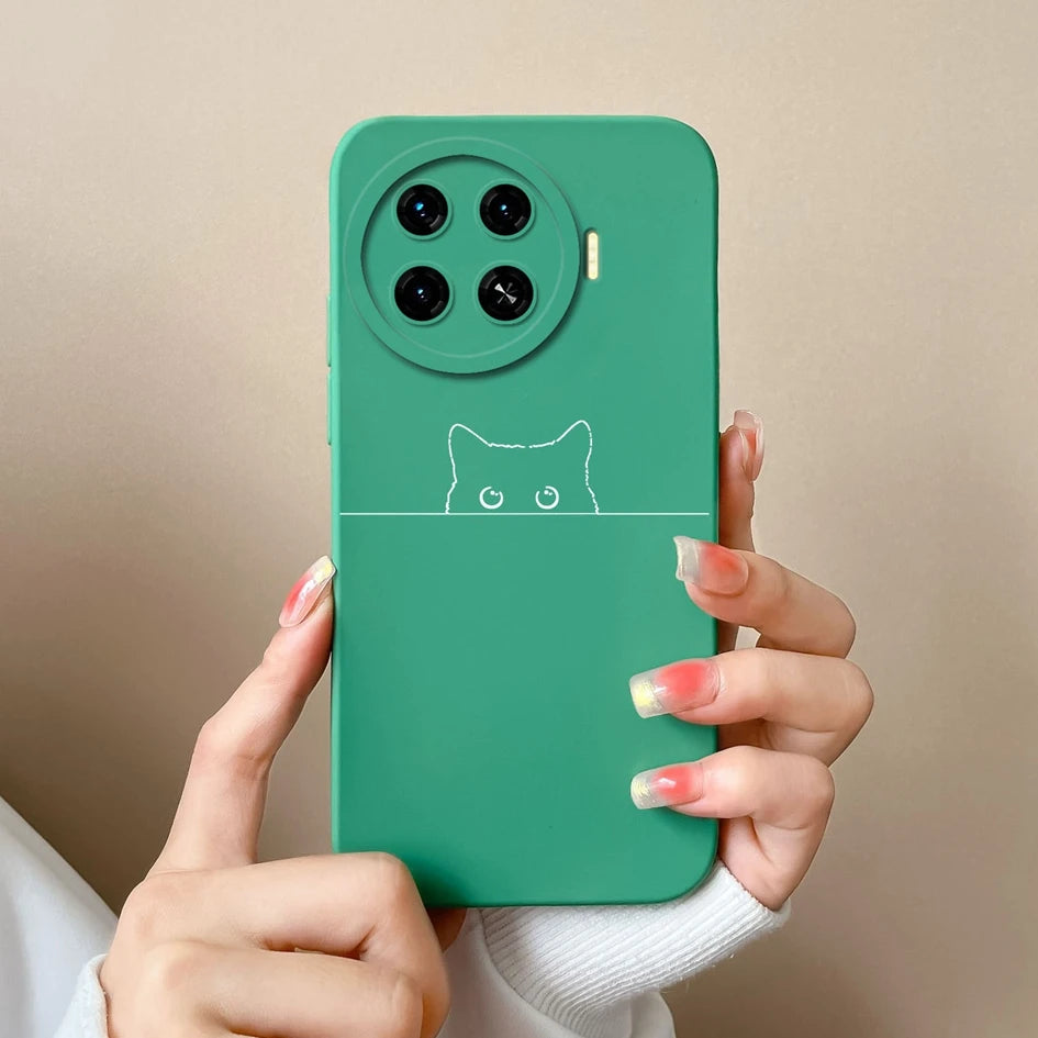 Cover For Tecno Spark 20 Pro+ 4G Case Phone Bags Pretty Flower Liquid Soft Silicone Shell For Tecno Spark20 Pro Plus Funda Coque