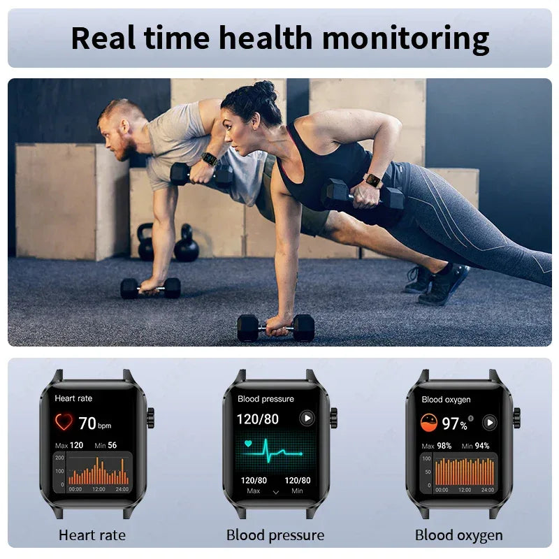 LIGE Smart Watch Sport Fitness Sleep Monitor Fashion Luxury Women's Watch Bluetooth Call Message Clearance Sale Men's Smartwatch