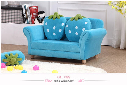 Children's Sofa Cute Cartoon Fabric Strawberry Sofa Modern Tatami Combination Baby Sofa