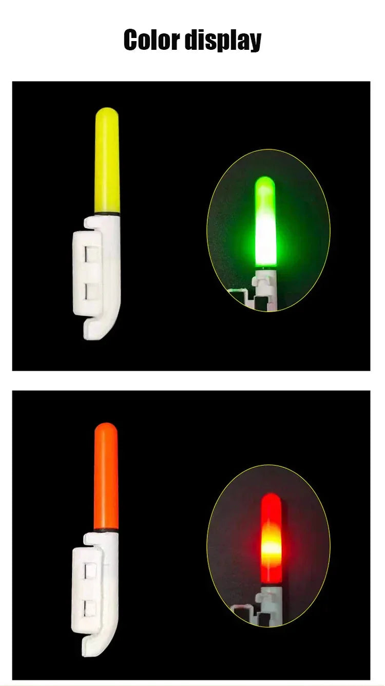 1PC Night Fishing Electronic Rod LED Light Stick Luminous Glow Waterproof Rock Fishing Float Tackle Accessories CR425 Battery
