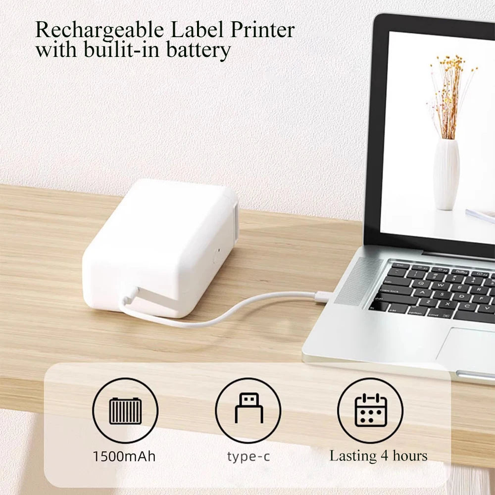 Niimbot D11 D110 D101 H1S Mini Thermal Printer Pocket Label Maker USB Bluetooth Label Stick Printer Inkless DIY Name Price Tag