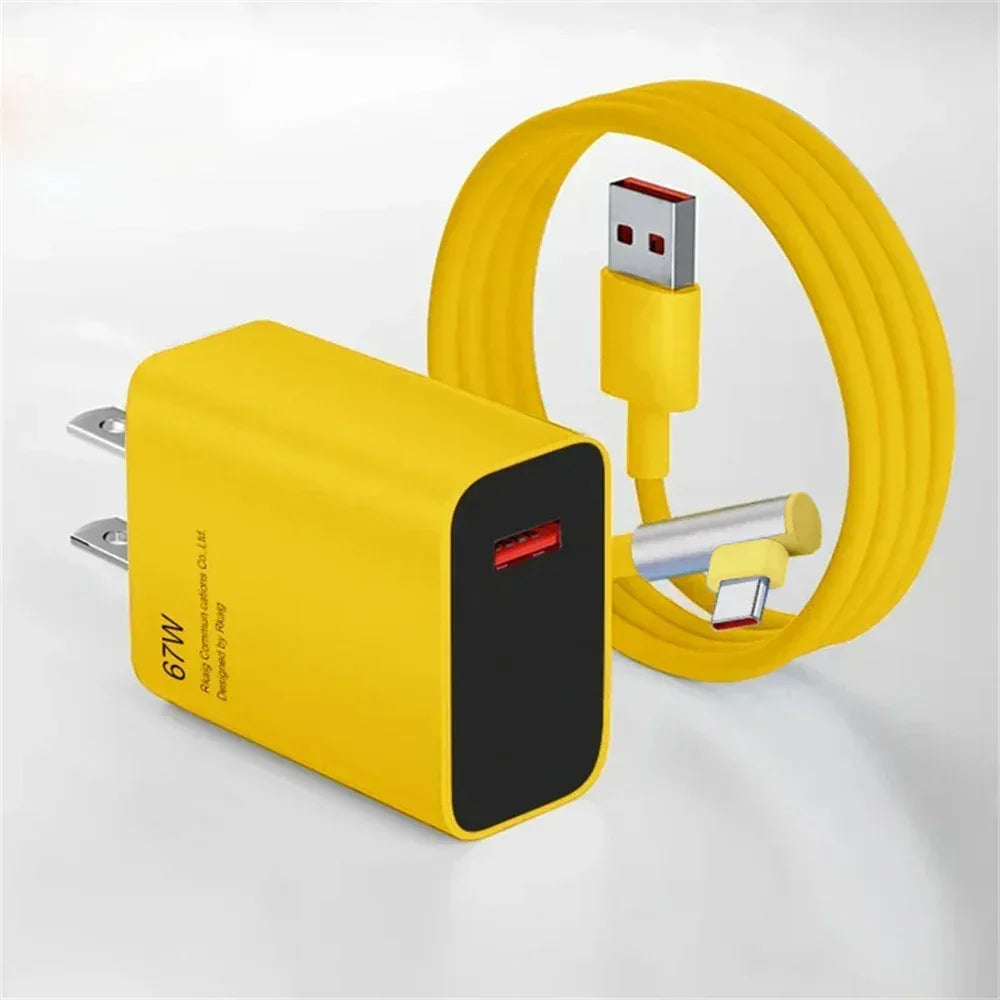 67W USB Fast Charger For Xiaomi 14 13 12 11 Pro Ultra Lite USB A To Type C Quick Charging Phone Data Cable For Redmi Note 13 12