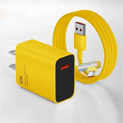 67W USB Fast Charger For Xiaomi 14 13 12 11 Pro Ultra Lite USB A To Type C Quick Charging Phone Data Cable For Redmi Note 13 12