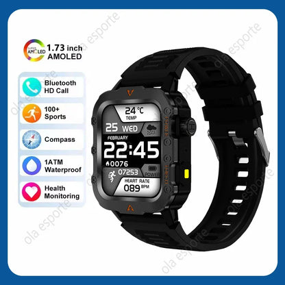 Smart Watch GPS Blue Tooth Call Waterproof Outoor Fitness Smartwatch Weather Heart Rate Health Voice Assistant For Android IOS