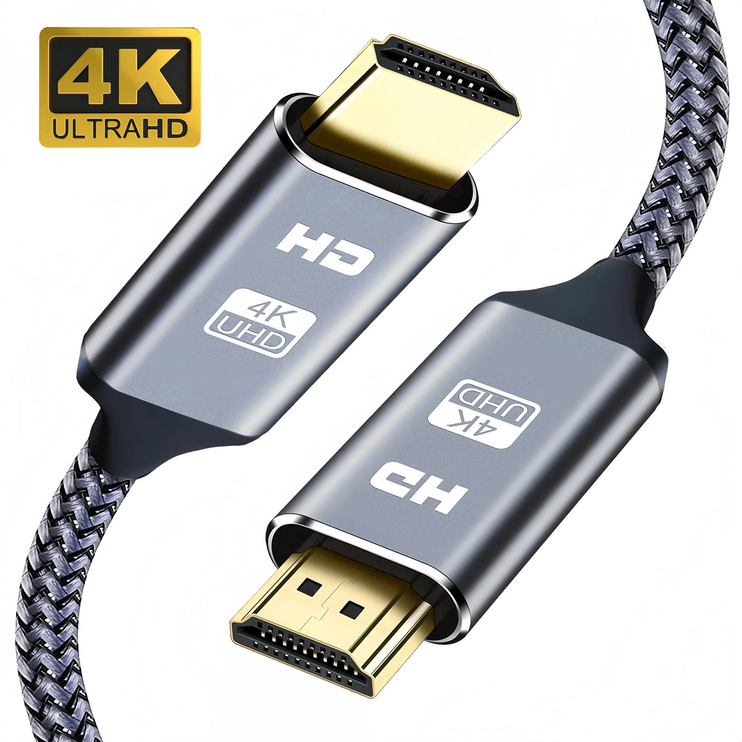HDMI 2.0 Cable 4K HDR High Speed with Ethernet - 3D/ARC/PS5/PS4/Xbox/Fire TV/Blu-ray Player Compatible