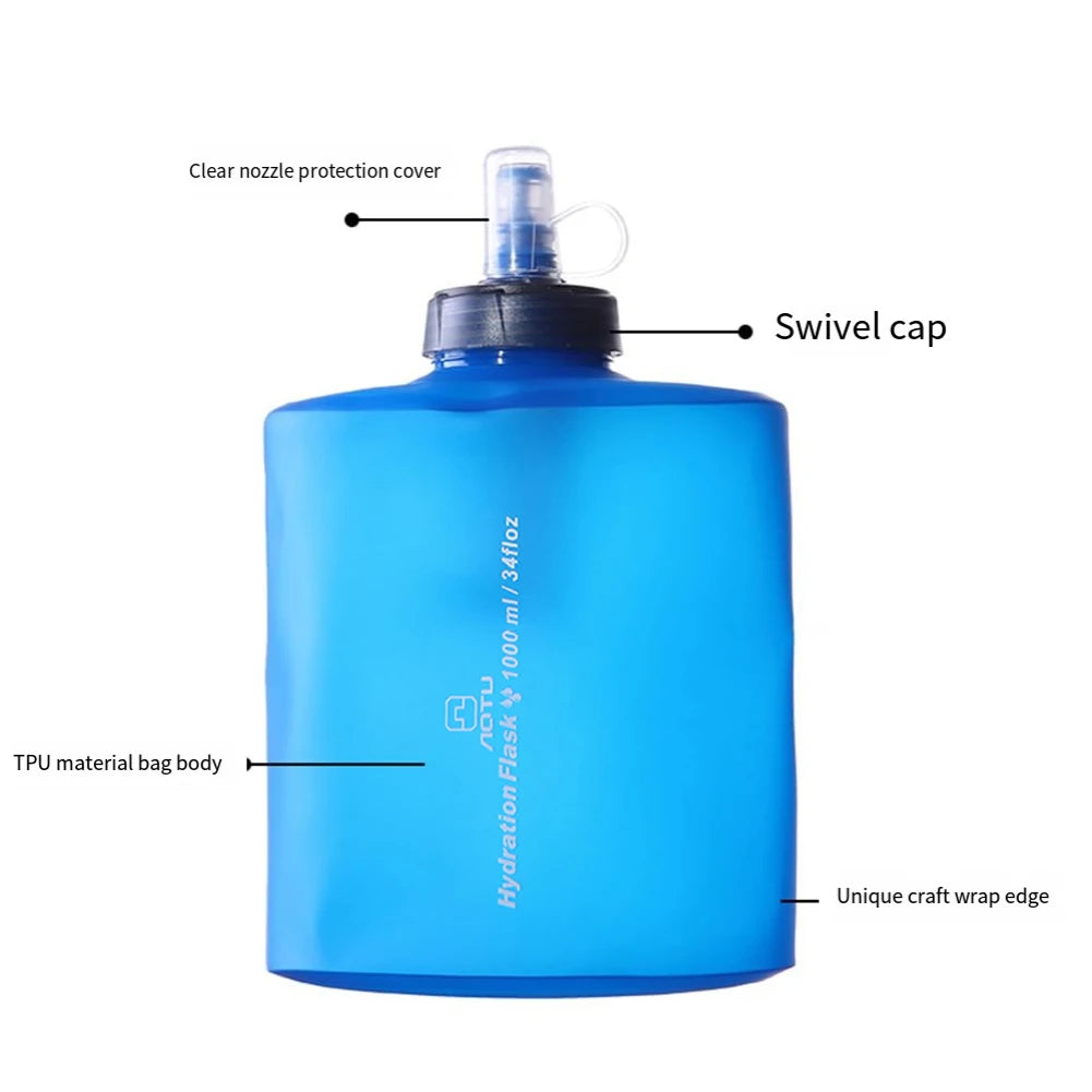 Hydration During Adventures 2000ML Sports Bottle Portable Sports Water Bottle Backpack Leak-Proof Water Bottle