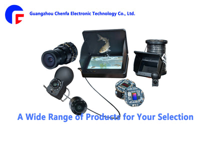 Underwater Fishing Camera Display | 5-Inch 1080P HD Display, AHD/CVBS Dual Signals, Video Recording, 3.5mm Headphone Jack