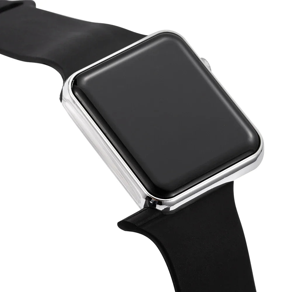 Fashion Digital Watches For Men Women Simple Square Sports LED Wristwatches Silicone Strap Casual Electronic Clock Reloj Hombre