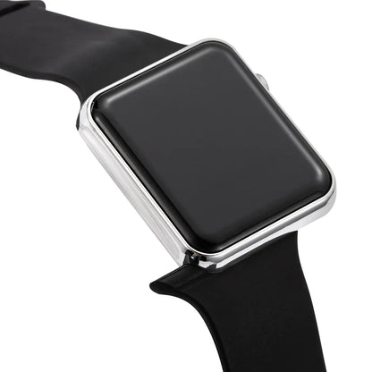 Fashion Digital Watches For Men Women Simple Square Sports LED Wristwatches Silicone Strap Casual Electronic Clock Reloj Hombre