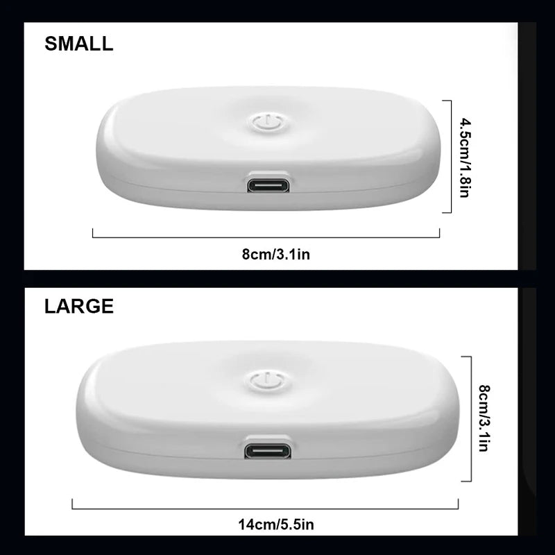 BLALION Car LED Touch Light Wall Reading Lamp Magnet Base Car Ceiling Light Ambient Mood Interior Lighting USB Rechargeable Lamp