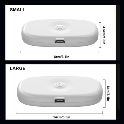 BLALION Car LED Touch Light Wall Reading Lamp Magnet Base Car Ceiling Light Ambient Mood Interior Lighting USB Rechargeable Lamp