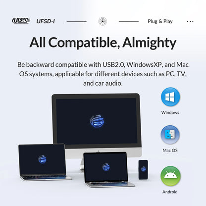 ORICO UFSD Metal Flash USB 3.0 Flash Drive 405MB/S 512GB 256GB 128GB 64GB USB Stick Type C Pendrives Memory Stick U Disk