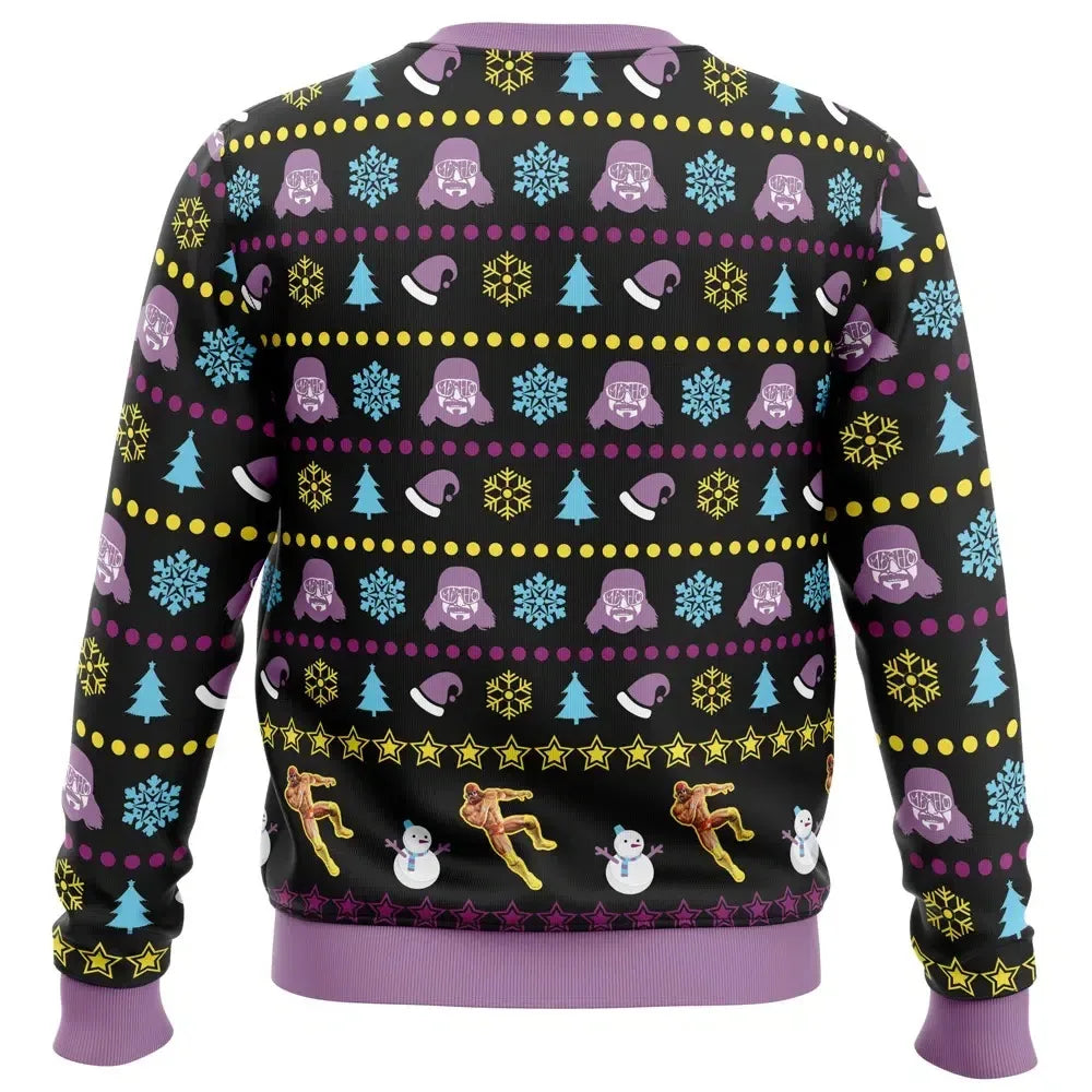 The Cream of The Crop Men's Ugly Christmas Crewneck Sweatshirt Unisex Soft Comfy Stylish Relaxed-Fit Plus Size Autumn Winter