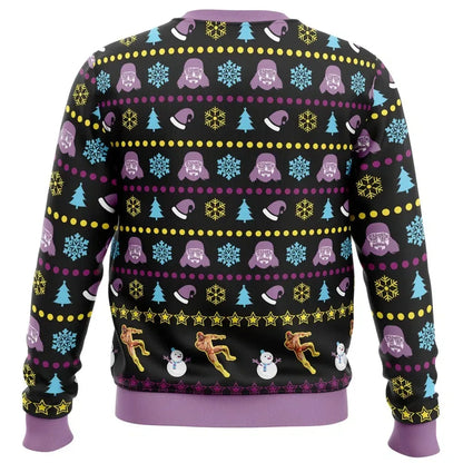 The Cream of The Crop Men's Ugly Christmas Crewneck Sweatshirt Unisex Soft Comfy Stylish Relaxed-Fit Plus Size Autumn Winter