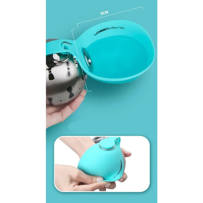 Portable Water Bottle for Dogs Outdoor Use,PETG Convenient Dog Drink Dispenser Puppy Travel Portable Water Bowl