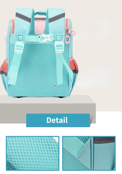 Waterproof Children Primary School Bags Cute Unicorn Rainbow Backpacks Kids Cartoon Animal Dinasour Shcoolbags for Kindergarten