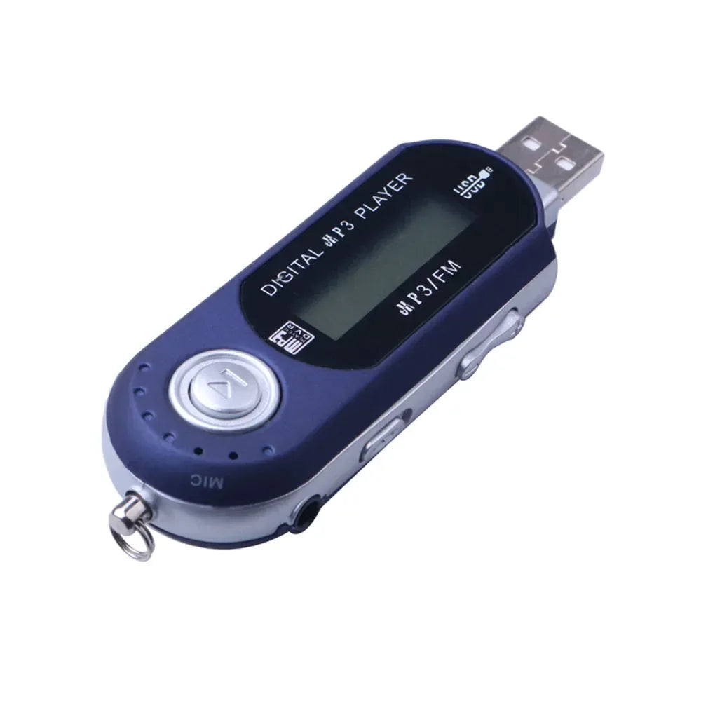 Mini USB MP3 Player Portable 32GB TF Storage FM Radio Music Player Digital LCD Screen Multifunction MP3 Music Player USB Stick