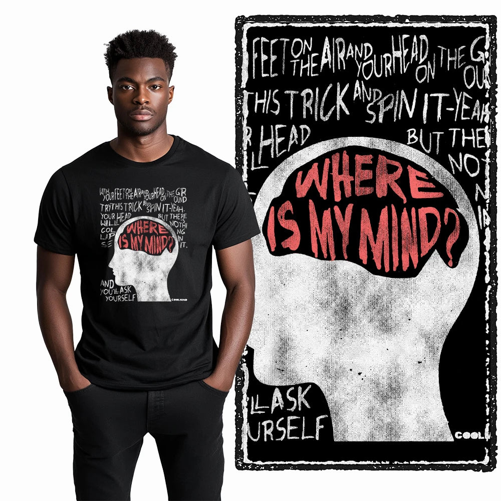 Coolmind U4 Streetwear Cool Print Exclusive Graphic T shirt fo men 100% Cotton Big Size vintage BLACK men's novelty tee shirt