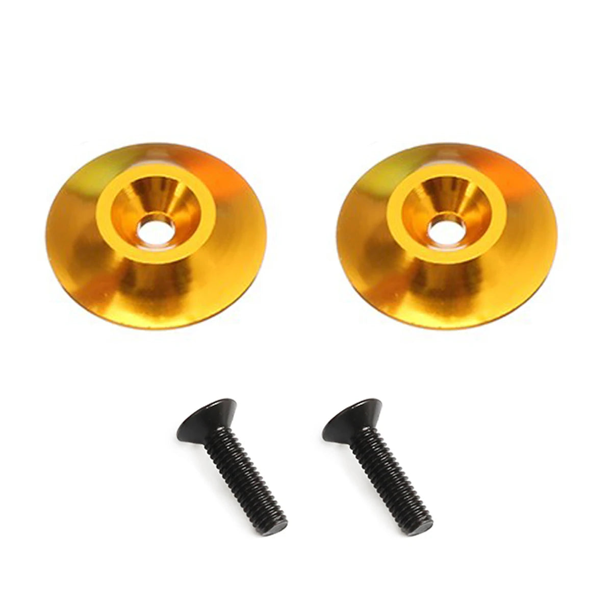 New Aluminum Tail Wing Gasket M3 Countersunk Screws Washers for 1/8 1/10 Scale Off Road Buggy Monster Truck Crawler RC Dift Cars