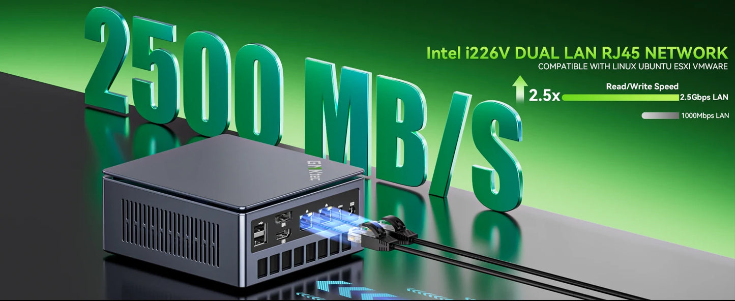 GMKtec Mini PC K11 K8 PLUS M7 AMD Ryzen R9 8945HS R7 8845HS 6850H Windows 11 WiFi6 2*DDR5 USB4.0 2.5G LAN OCulink Gamer Computer