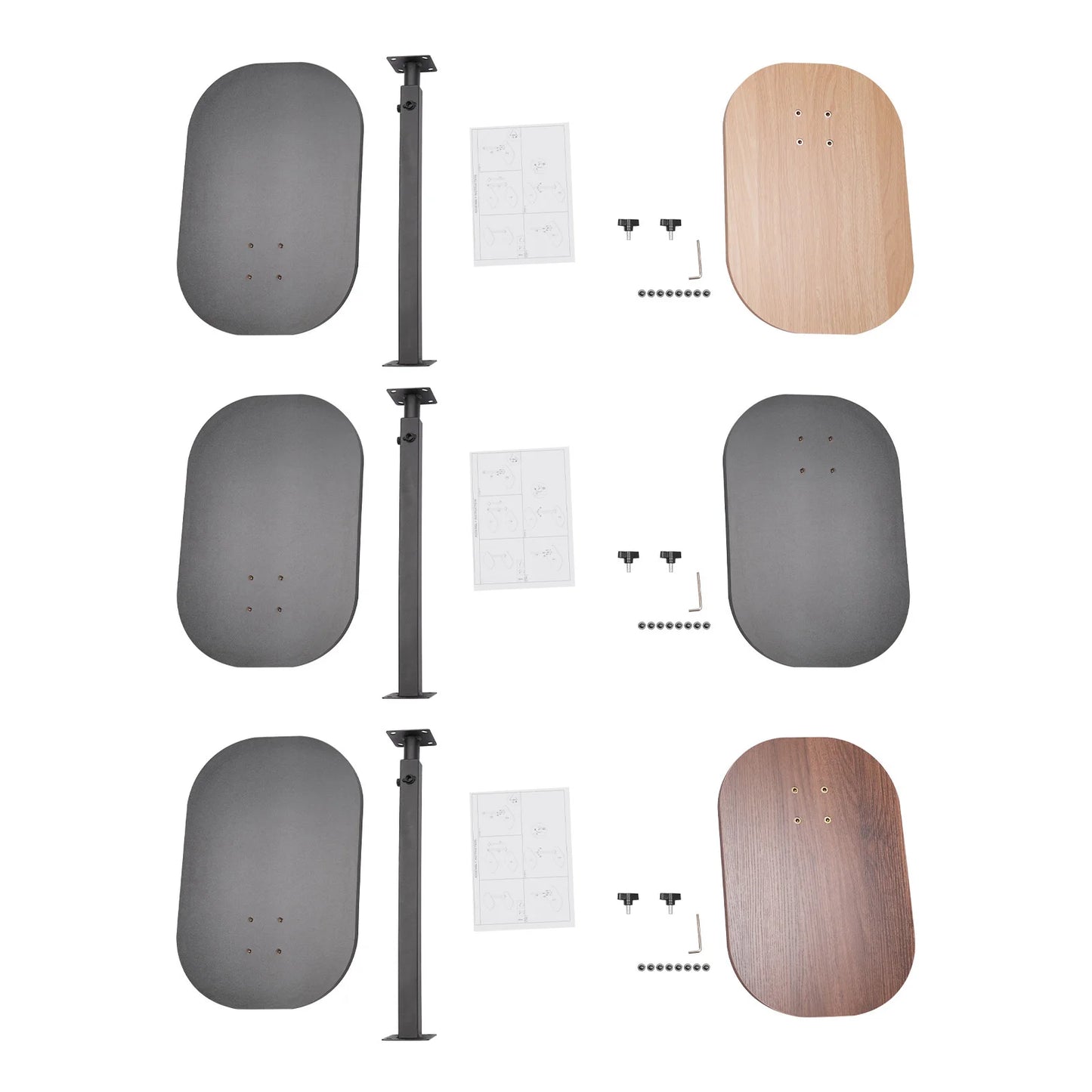 Table d'appoint moderne autoportante en forme de C, petite table basse, table d'appoint réglable en hauteur