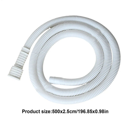 2/3/5m*2.5cm Air Conditioner Drain Hose Flexible Drain Hose With Clip Cuttable Rubber Adapter Dehumidifier Drain Hose
