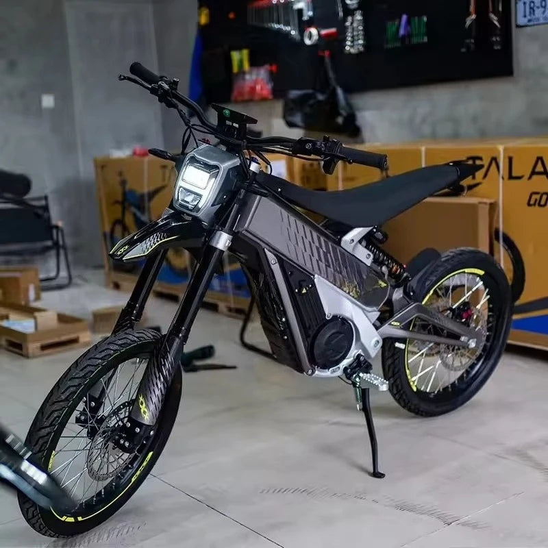 SXLL   Fast 140 km range electric off-road vehicle 74V 555Ah adult electric bicycle