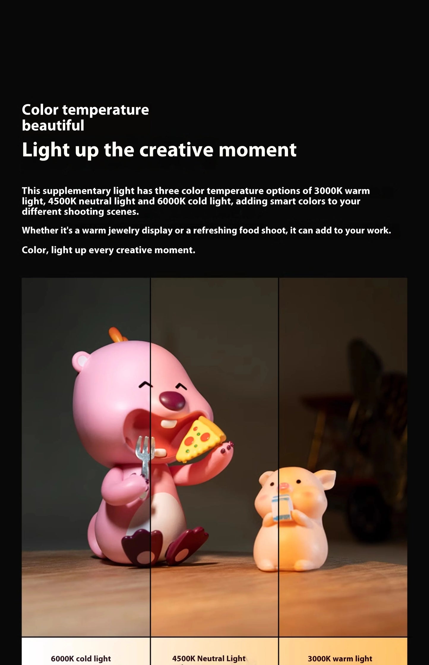 TTARTISAN RGB BI Fill Light Video Light Magnetic Mount Reteo Film Style Mini LED Light 0.5W 3000/4500/6000K CRI 95+ 300mAh TT