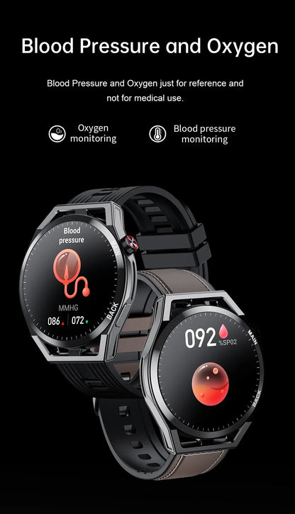 LIGE NFC 2026 New Ultra Military Smart Watch Men 1.32" IPS IP67 Waterproof ECG Smartwatch   For iOS Android Sports Smart Watches