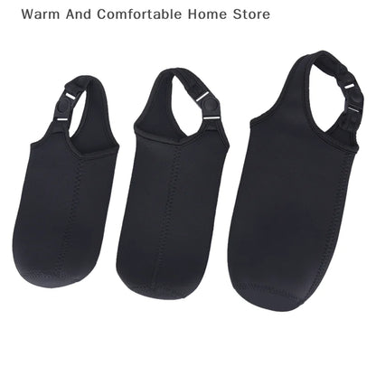 【SE】Portable Water Bottle Insulated Neoprene Holder Pouch Bag 420ML/550ML/750ML Travel Thermos Cup Cover With Adjustable Strap