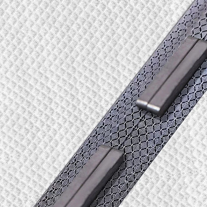 Gray magnetic cotton door curtain, thickened, warm, windproof, partition curtain, soundproof, cold proof, blackout curtain