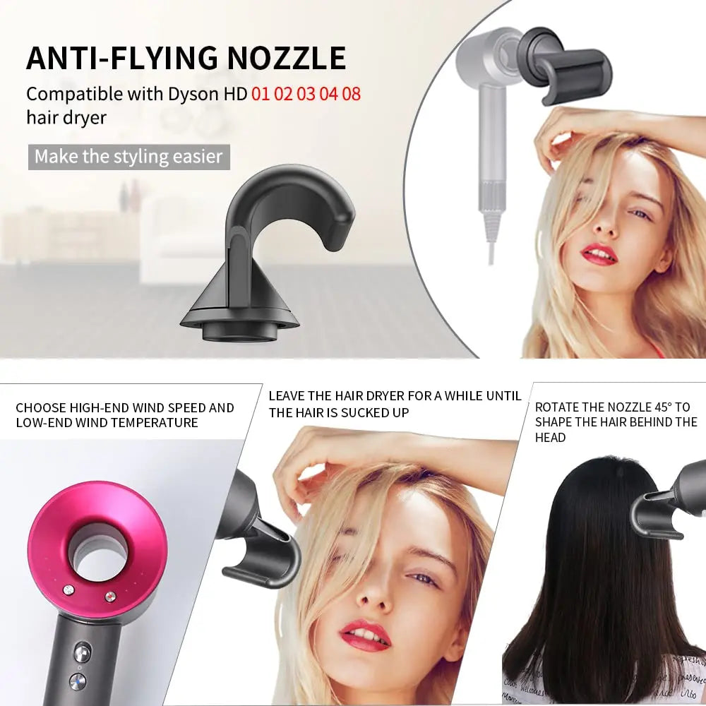 Hair Dryer Nozzle for Dyson Magnetic Hood Dhape Anti-Flying Universal Diffuser Hair Dryer Hd08 03 Magnetic Hood Dhape