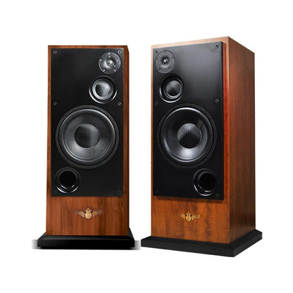 BN-186 3-Way Hi-Fi Floor Standing Speakers, 12-Inch Passive Tower Audiophile System for Home Audio