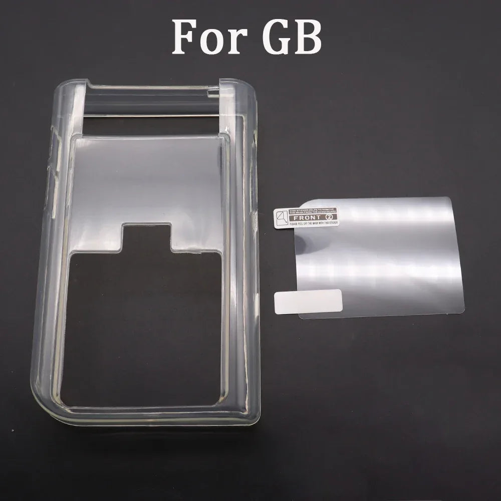 1Pc Transparent Case Cover For GBC GBA GBP GBA SP Protective Cover For Nintend Gameboy GB Silicone Soft Crystal Shell