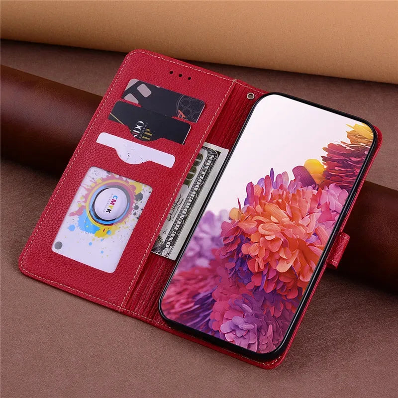 For Poco X7 Pro Case Leather Wallet Phone Case For Xiaomi Poco X7 Pro 5G Case Book Coque Fundas Cover For Poco X7 Pro 5G Bumper