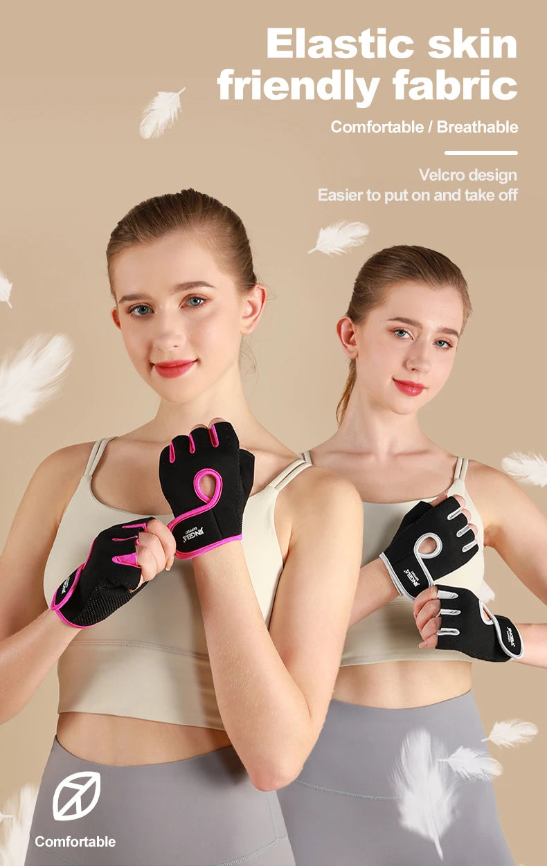 Unisex Gym Workout Gloves for Weight Lifting Fitness Body Building Sports Training Cycling Exercise - Durable Protection Grip