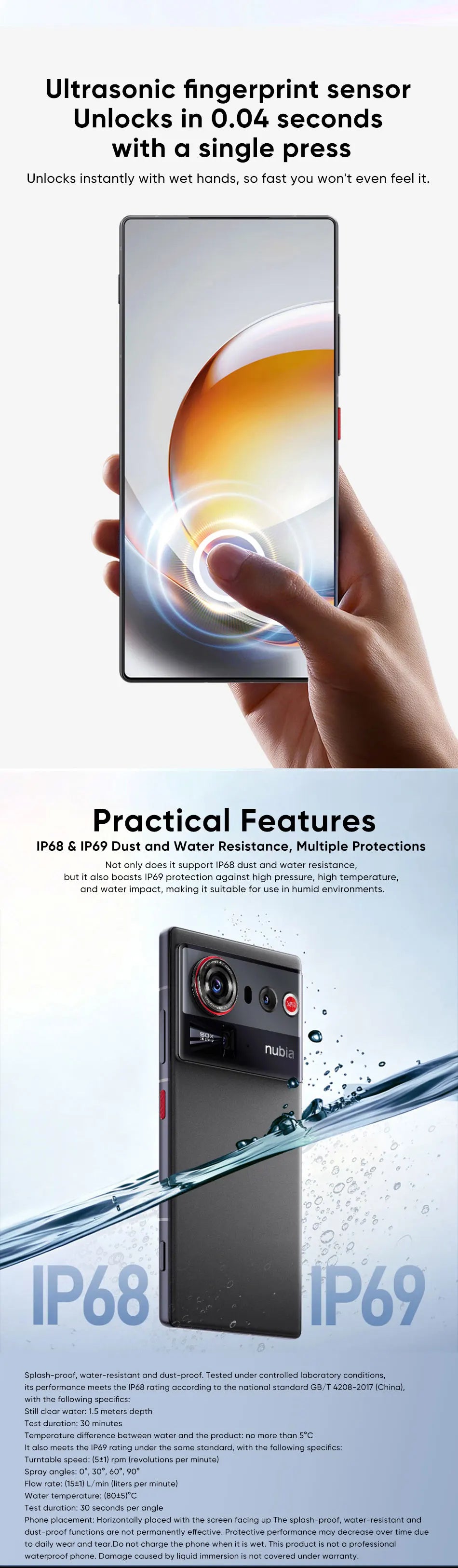 nubia Z80 Ultra 5g Smartphone Global Version Snapdragon 8 Elite Gen 5 6.85'' 144Hz OLED Display 7200mAh 80W Fast Charging 64Mp