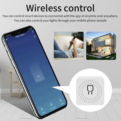 20A 16A Smart WiFi Switch DIY Automation Module 2-way Control CozyLife APP Remote Control Alexa Google Home Voice Control