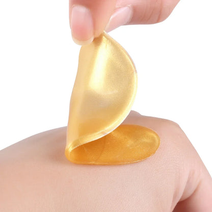Gold Moisturizing Crystal Collagen Eye Mask Anti-Wrinkle Anti Aging Fade Dark Circles Skin Care Patch Dilute Fine Lines Mask