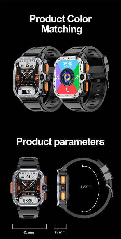 2024 New SIM Smart Watch 2.03inch 4G Network GPS Wifi NFC Dual Camera 64G ROM Storage Google Play Small mobile phone Smartwatch