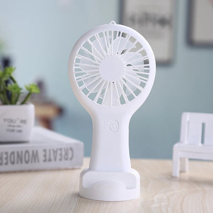 Colorful handheld mini fan portable USB charging convenient creative cool small fan pocket handheld fan summer gift