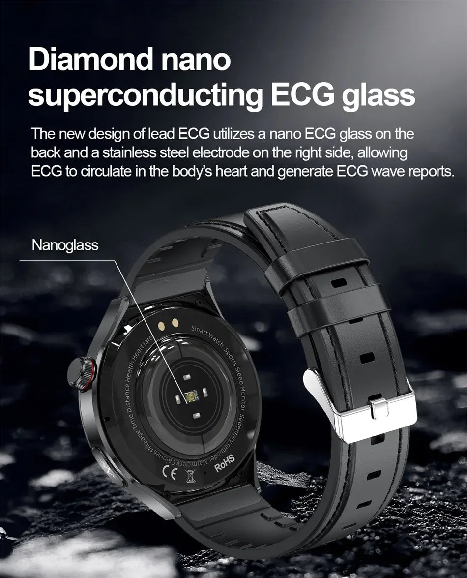 2026New For Man Smartwatches Outdoor Sport Smart Watch Men 1.43“ HD AMOLED Screen ECG physical examination BT5.0 Call smartwatc